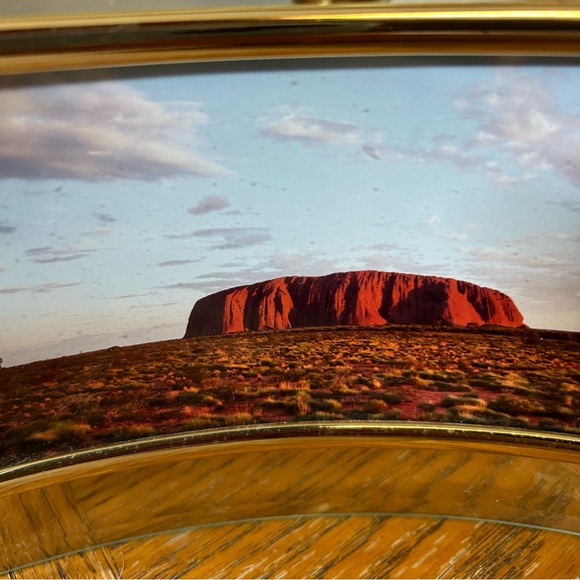 Ken Duncan Renowned Australian Photographer Uluru Print in lovely arched frame - Picture 4 of 11